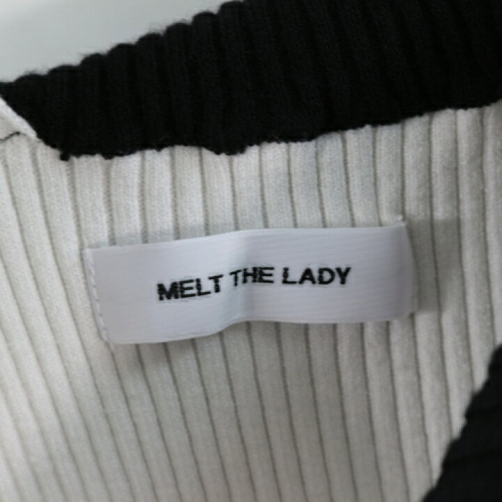 楽天市場】【中古】 MELT THE LADY メルトザレディ bicolor knit tops  