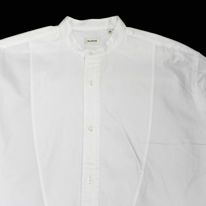 楽天市場】【中古】 BLAMINK ブラミンク コットン バンドカラーシャツ 