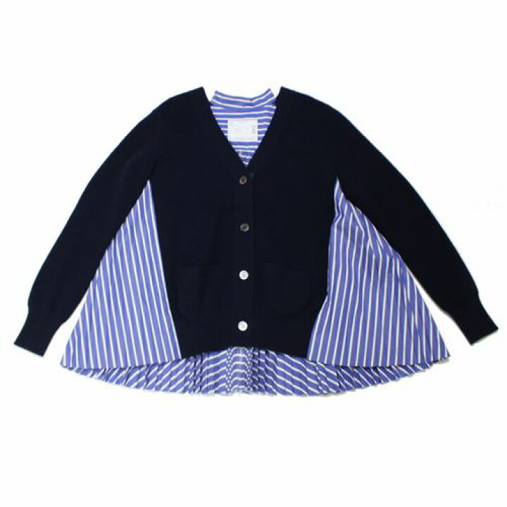 楽天市場】【中古】 Sacai サカイ ストライプシャツドッキング  
