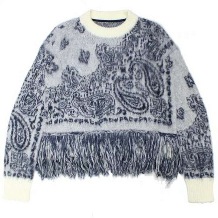 楽天市場】【中古】 sacai サカイ 22AW Bandana Jacquard Knit 