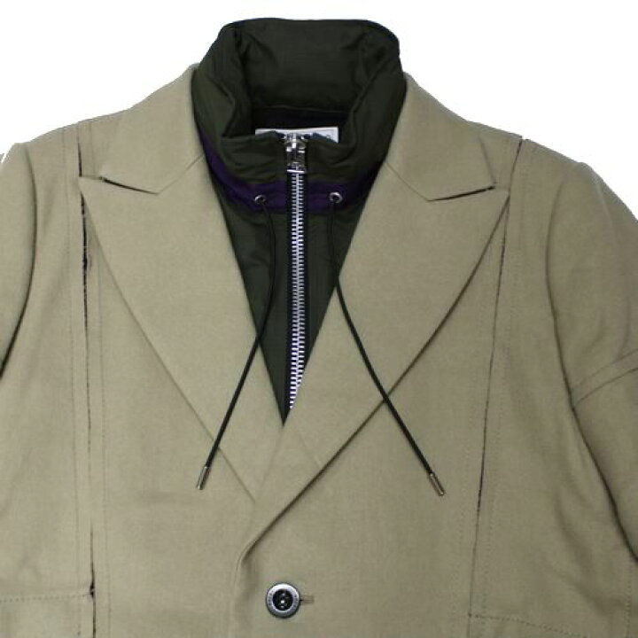 楽天市場】【中古】 Sacai サカイ 21AW Wool Melton Coat ウール 
