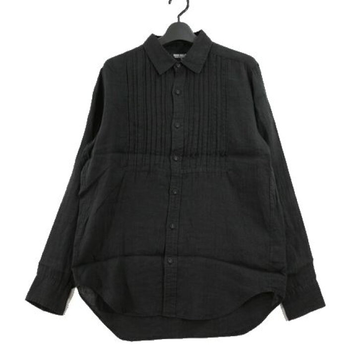 regleam 2WAYピンタックシャツPINTUCK SHIRT ブラック シャツの通販