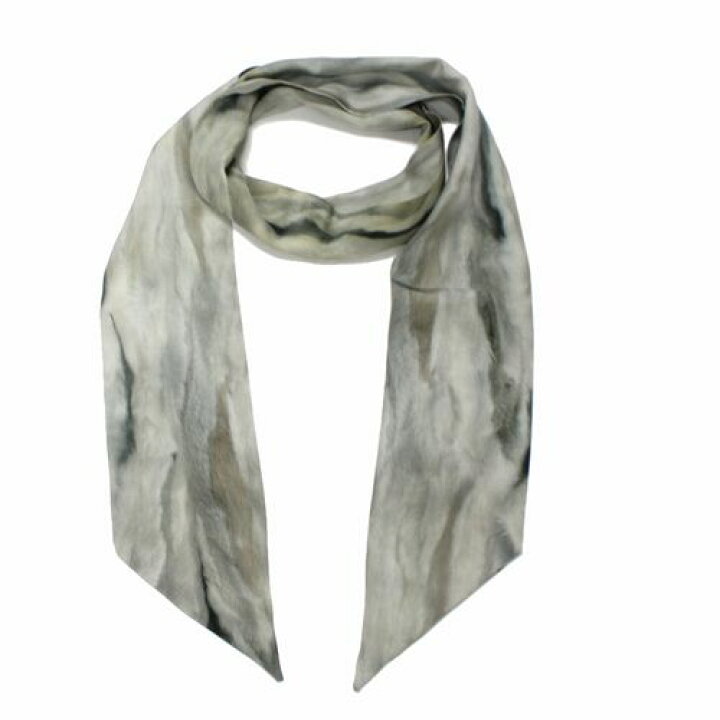 楽天市場】【中古】 MASU エムエーエスユー 21AW FUR PRINT SILK SCARF 