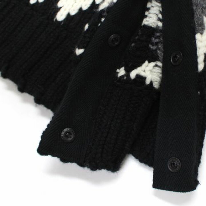 楽天市場】【中古】 Sacai サカイ 22AW Nordic Knit Pullover  
