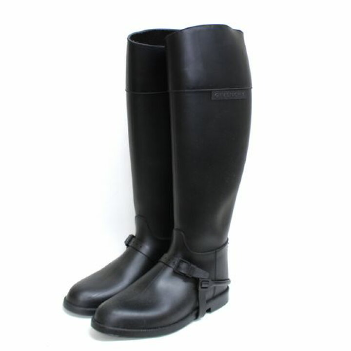 楽天市場】【中古】 GIVENCHY ジバンシィ レインブーツ 36 ブラック 