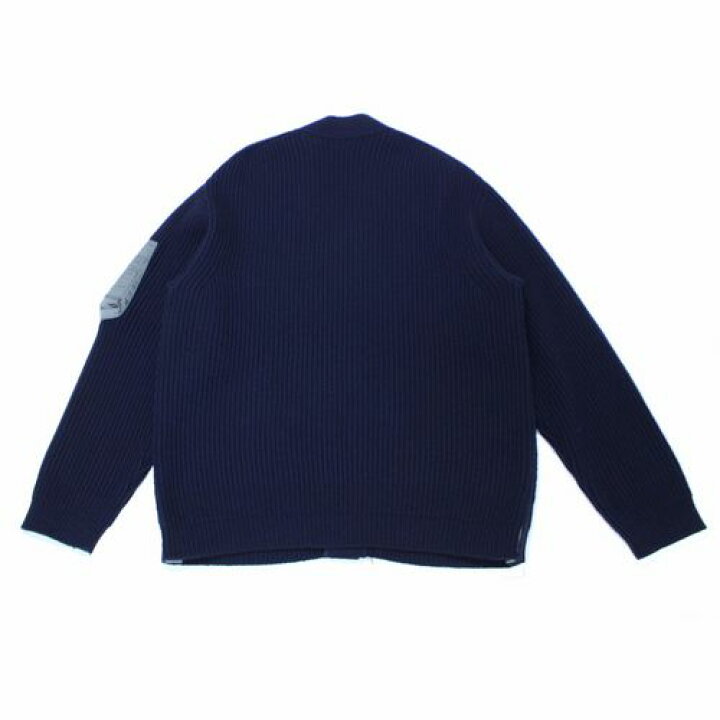 楽天市場】【中古】 Sacai サカイ 23AW Nylon Twill Mix Knit Cardigan 