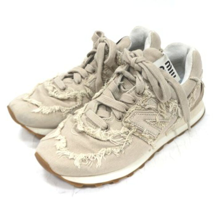 楽天市場】【中古】 miu miu × new balance 22SS 574 ミュウミュウ  