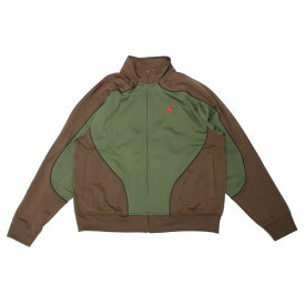 【中古】 Supreme シュプリーム 24AW Jordan Tricot Track Jacket トリコトラックジャケット M ブラウン×カーキ
