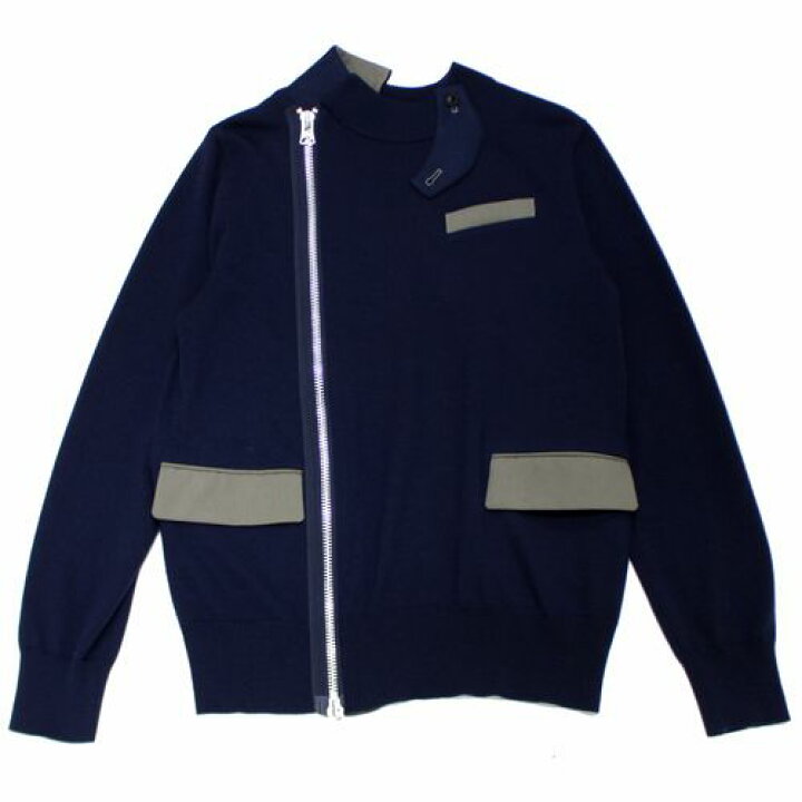 楽天市場】【中古】 Sacai サカイ 21AW Wool Knit × Suiting Jacket 