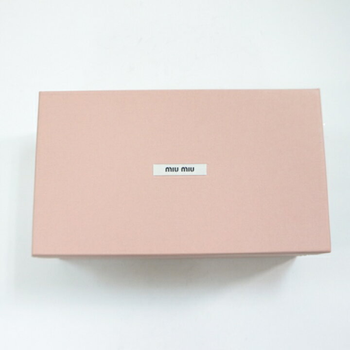 楽天市場】【中古】 miu miu ミュウミュウ グリッター ビジュー リボン 