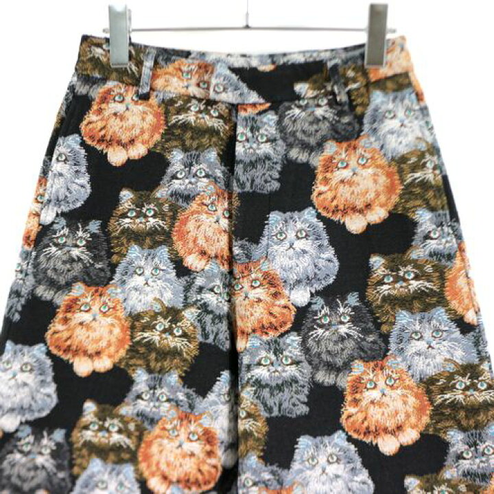 楽天市場】【中古】 mmts マミタス 猫いっぱいパンツ M ブラック 