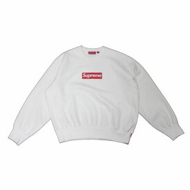【中古】 Supreme シュプリーム 25SS Washed Box Logo Crewneck ボックスロゴ スウェット S ホワイト