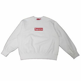 【中古】 Supreme シュプリーム 25SS Washed Box Logo Crewneck ボックスロゴ スウェット L ホワイト