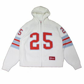 【中古】 Supreme シュプリーム 25SS Sport Zip Up Hooded Sweater ニットパーカー M ホワイト