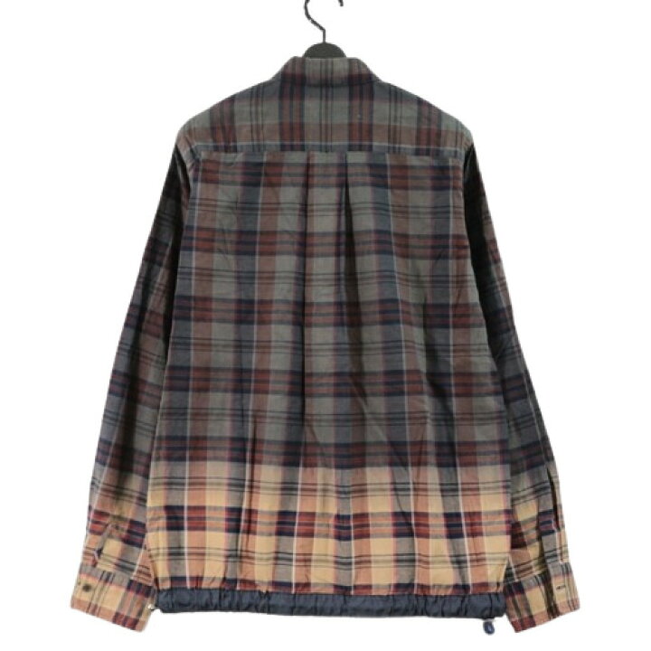 楽天市場】【中古】 sacai サカイ 20SS グラデーション チェックシャツ  