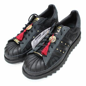 【中古】 adidas アディダス 2025 CLOT SUPERSTAR LNY クロット スーパースター チャイニーズ ニューイヤー JR5114 表記US9.5(27.5cm) ブラック