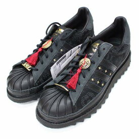 【中古】 adidas アディダス 2025 CLOT SUPERSTAR LNY クロット スーパースター チャイニーズ ニューイヤー JR5114 US8.5(26.5cm) ブラック