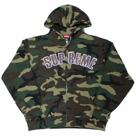 【中古】 Supreme シュプリーム 25SS B.B. Simon Zip Up Hooded Sweatshirt ジップパーカー M カーキ