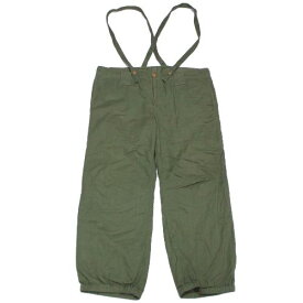 【中古】 VISVIM ビズビム 20SS MANNOCK PANTS STITCHES (C/L) サスペンダーパンツ 4 カーキ
