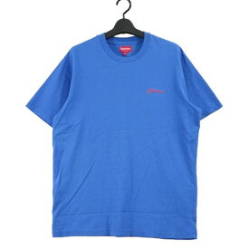 【中古】 Supreme シュプリーム 21AW Arabic Logo Washed S/S Tee Tシャツ S ブルー