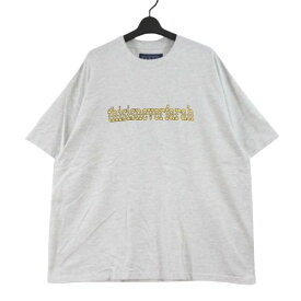 【中古】 thisisneverthat TNT × FARAH ディスイズネバーザット ファーラー 24SS Pointed Logo Tee Tシャツ XL グレー