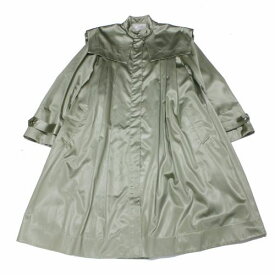 【中古】 FUMIKA_UCHIDA フミカ ウチダ 20AW Satin Duster Dress Coat サテン ダスター ドレス コート 34 ピスタチオ グリーン系