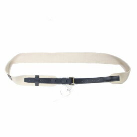【中古】 FUMIKA_UCHIDA フミカウチダ 20SS COMBI BELT コンビベルト オフホワイト ネイビー