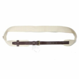 【中古】 FUMIKA_UCHIDA フミカウチダ 20SS COMBI BELT コンビベルト オフホワイト ブラウン