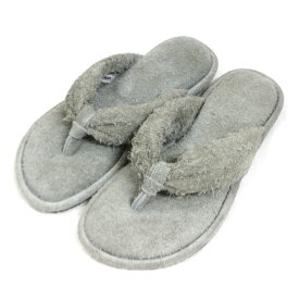 【中古】 FUMIKA_UCHIDA フミカウチダ 24SS PILE SUEDE SANDALS パイルスエードサンダル S グレー