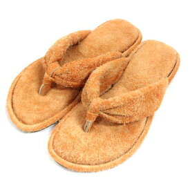 【中古】 FUMIKA_UCHIDA フミカウチダ 24SS PILE SUEDE SANDALS パイルスエードサンダル M オレンジ
