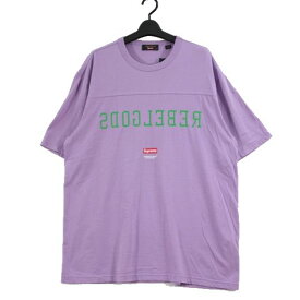 【中古】 Supreme シュプリーム 23SS UNDERCOVER Football Top フットボールTシャツ L ラベンダー