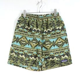 【中古】 Patagonia パタゴニア 21SS Men's Baggies Longs-7 in. メンズ・バギーズ・ロング 7インチ ショーツ ショートパンツ XS カーキ