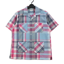 【中古】 ENGINEERED GARMENTS エンジニアードガーメンツ パナマシャツ S ブルー