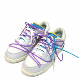 【中古】 NIKE Off-White Dunk Low - Sail/Neutral Gray DM1602-125 US9.5（27.5cm） グレー