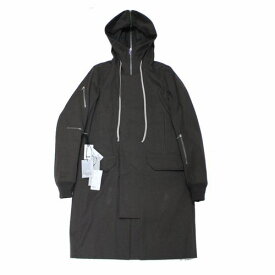 【中古】 Rick Owens リックオウエンス 24AW HOODED LONG PARKA コート 46 ブラウン