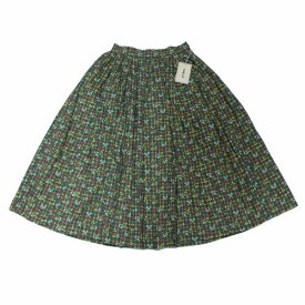 【中古】 YAECA WRITE ヤエカ TUCK SKIRT MARIA AND CHECK タックスカート マリア チェック S グリーン