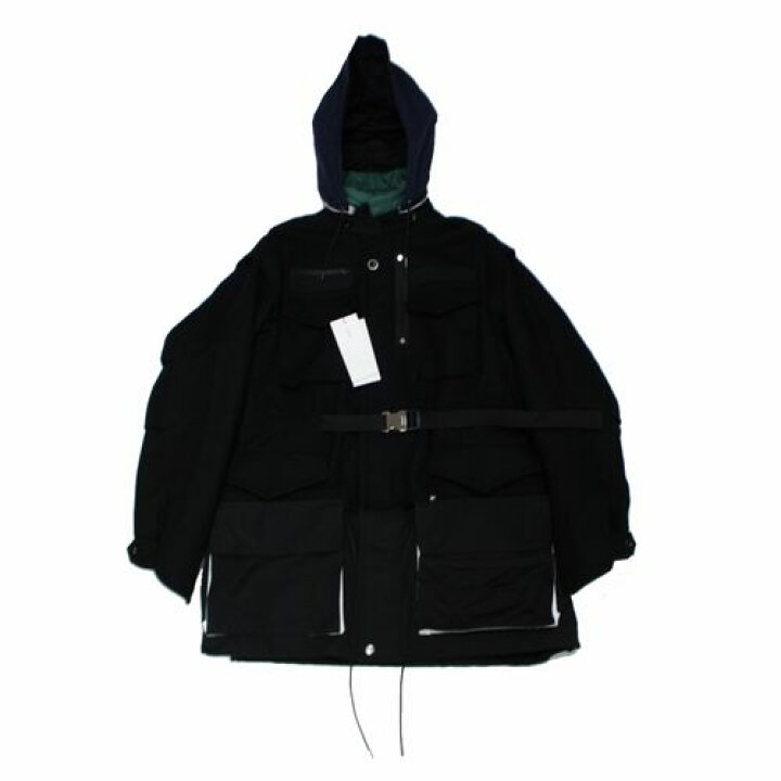 楽天市場】【中古】 Sacai サカイ 21AW Wool Melton Blouson ウール 