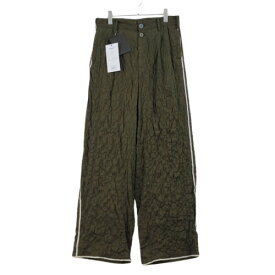 【中古】 UNDERCOVER アンダーカバー 25SS サイドラインパンツ 2 カーキ