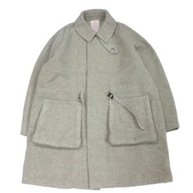 【中古】 NICENESS ナイスネス 20AW DORIS UKウール ロガーコート L ベージュ