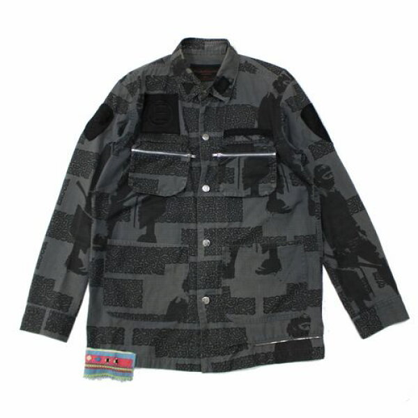 【中古】 UNDERCOVERISM アンダーカバーイズム 03SS SCAB期 SEDITION ジャケット M グレー