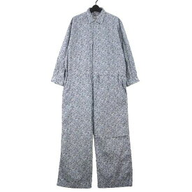 【中古】 TOUJOURS トゥジュー 23SS Loose Fit String All-in-one フラワープリント オールインワン 2 ネイビー系