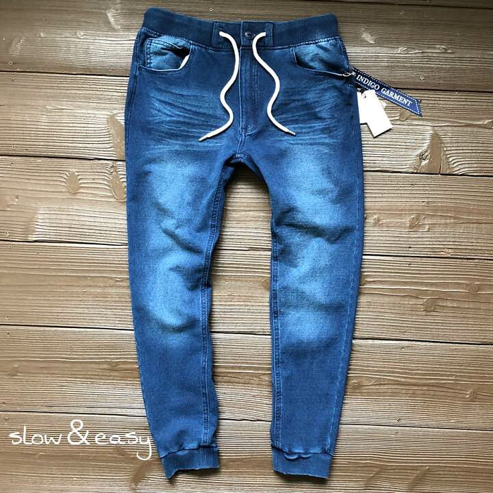 楽天市場 メンズ カットデニム ジョガーパンツ セットアップ 可 ストレッチ ジャージ 伸縮 スウェットパンツ ジョガー ジョグ デニム 1万円以上お買い上げでron Herman ロンハーマン ミニタオルプレゼント 再入荷 M L Xl インディゴ Sss デニムセットアップ メンズ