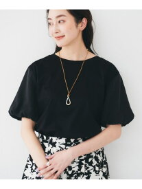 【SALE／60%OFF】【二の腕カバー/洗える】袖シアーバルーンプルオーバー UNTITLED アンタイトル トップス カットソー・Tシャツ ホワイト グレー ブラック【RBA_E】【送料無料】[Rakuten Fashion]