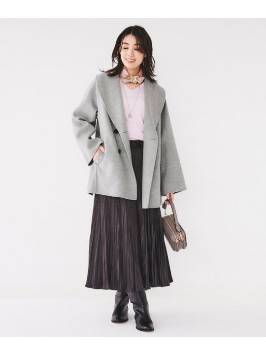 楽天市場】【SALE／40%OFF】【顔周りすっきり/ミドル丈】ショール 