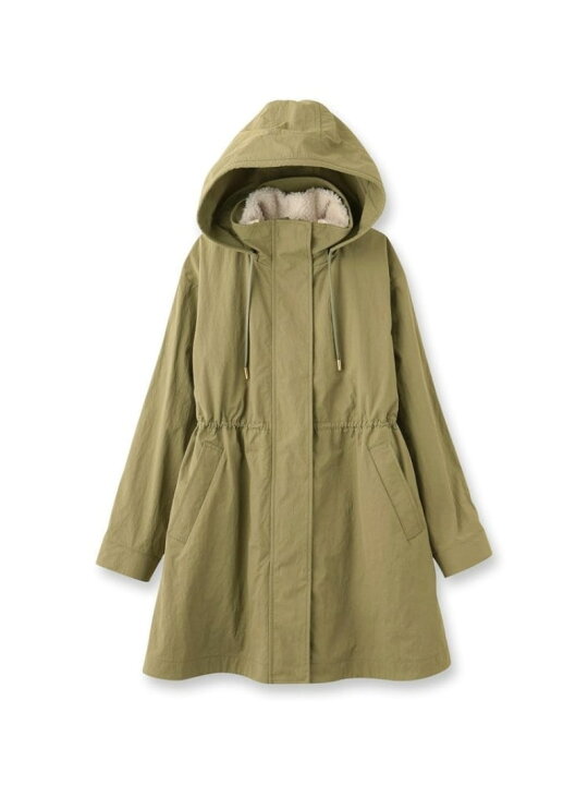 楽天市場】【SALE／60%OFF】【フード取り外し可/ロング丈】ボア 