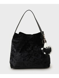 【SALE／60%OFF】【トレンド/バッグチャーム付き】ワンハンドルバッグ UNTITLED アンタイトル バッグ ショルダーバッグ ベージュ ブラック【RBA_E】[Rakuten Fashion]