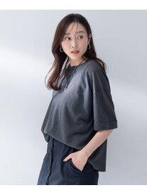 【アンサンブル可/Tシャツ風/ゆったり】リラックスニットトップス UNTITLED アンタイトル トップス ニット ブラック グレー【先行予約】*【送料無料】[Rakuten Fashion]