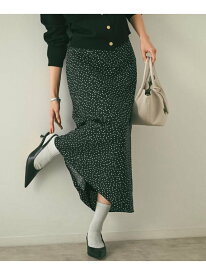 【SALE／30%OFF】【セットアップ可/後ろウエストゴム】ランダムドットスカート UNTITLED アンタイトル スカート ロング・マキシスカート ブラック ベージュ【RBA_E】【送料無料】[Rakuten Fashion]