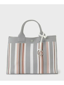 【SALE／40%OFF】【手洗い可】マルチストライプニットバッグ UNTITLED アンタイトル バッグ ハンドバッグ ブルー グリーン【RBA_E】[Rakuten Fashion]