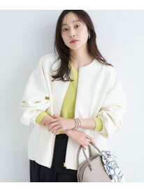 【SALE／10%OFF】【春アウター/ゆったり】ダンボールジップブルゾン UNTITLED アンタイトル ジャケット・アウター ブルゾン・ジャンパー グレー ブラック ホワイト【RBA_E】【送料無料】[Rakuten Fashion]